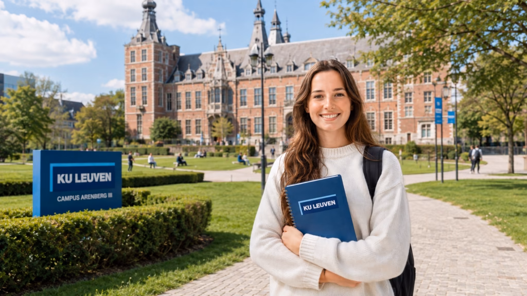 KU Leuven 2027 başvuru rehberi: Belçika KU Leuven üniversitesi kampüsü